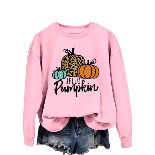 Damen Sweatshirt mit kreativem Herbstmotiv und lässigem Schnitt Drune