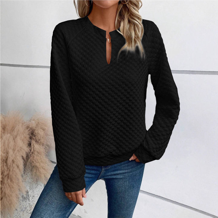 Damen Sweatshirt mit strukturiertem Design Drune