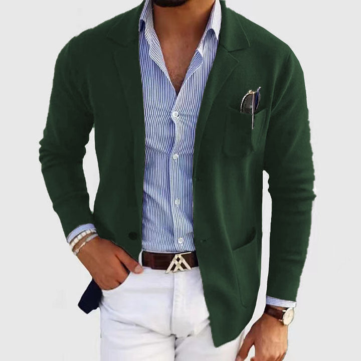 Herren elegante Strickjacke Drune
