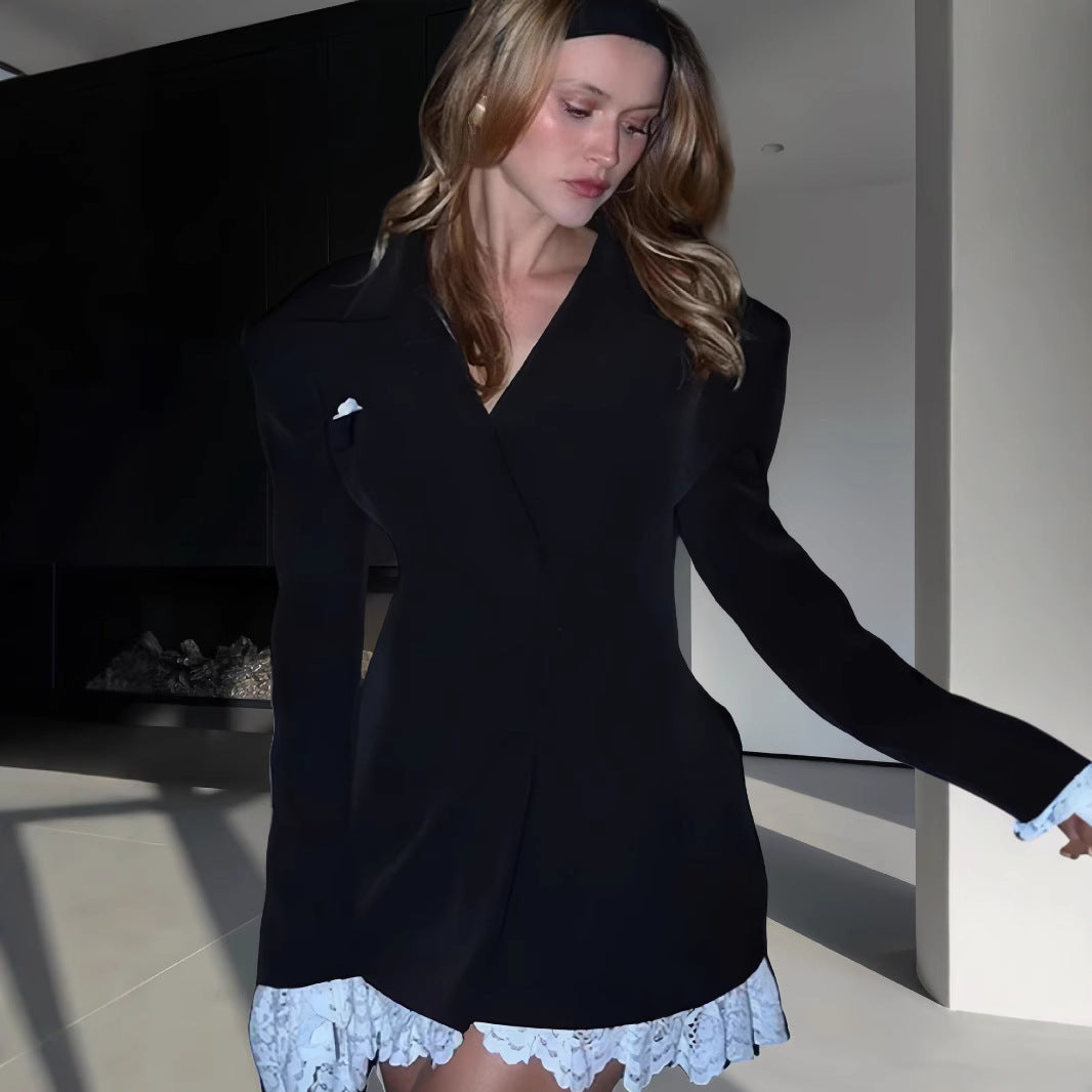 Damen Oversized Blazer mit innovativem Schnitt und elegantem Design Drune