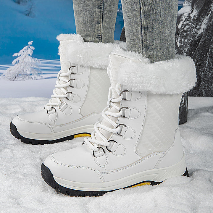 Damen Thermo-Winterstiefel mit rutschfester Sohle und isolierendem Futter Drune