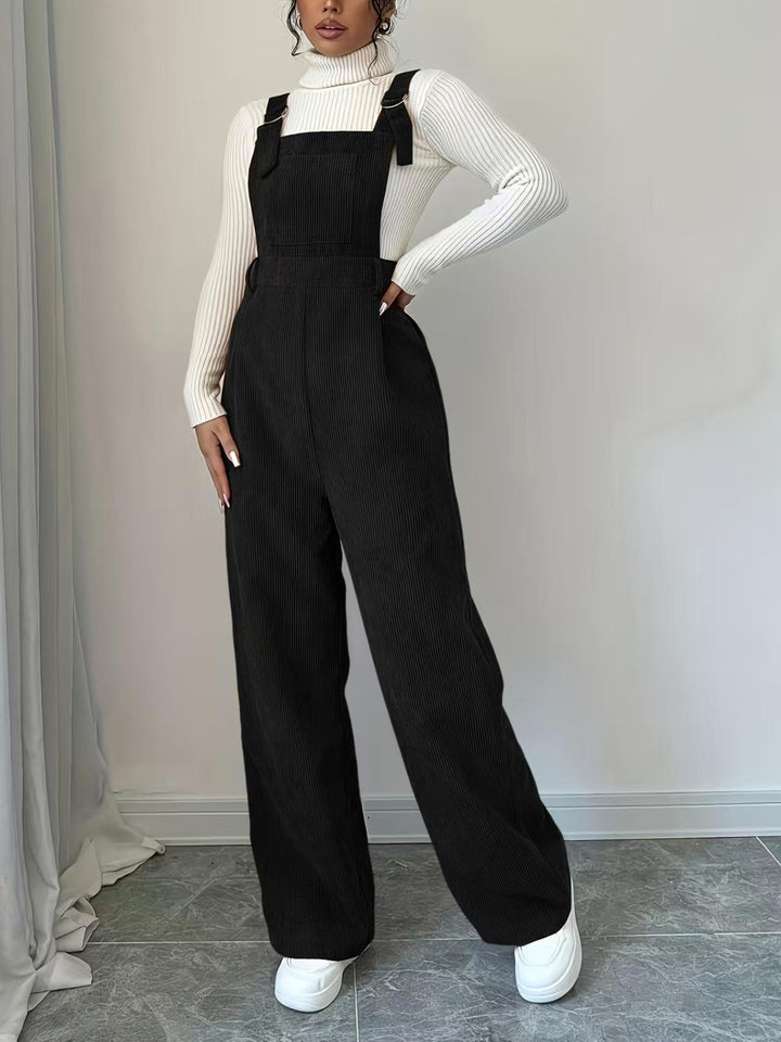 Damen Lässig geschnittener Cord-Overall Drune