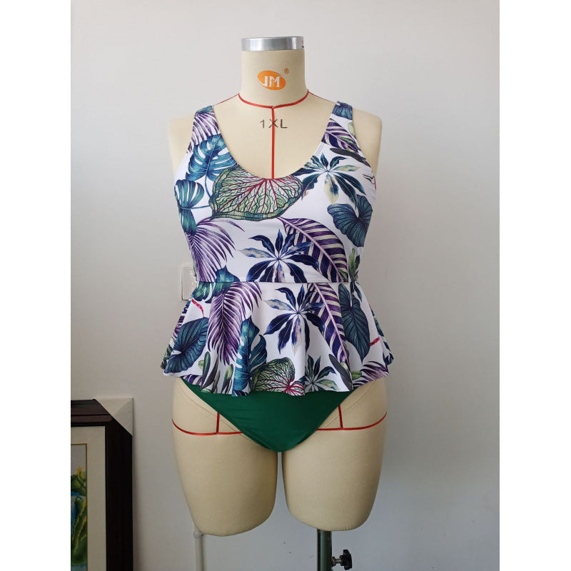 Damen tankini mit floralem Design und schmeichelndem Schnitt Drune