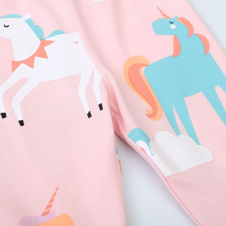 Mädchen Leggings mit bunten Einhorn-Designs Drune