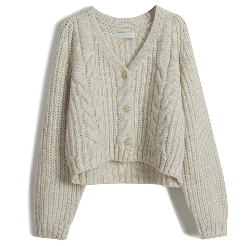 Damen Kuscheliger Strickcardigan mit dekorativem Zopfmuster Drune