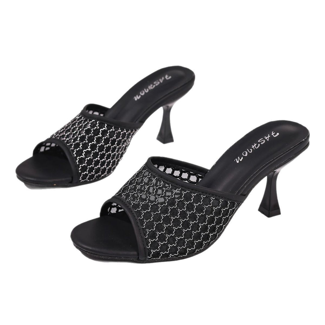 Damen elegante und atmungsaktive Absatzsandalen Drune