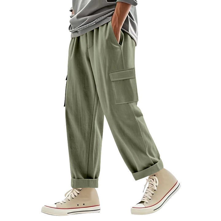 Herren Cargo-Hosen mit praktischen Seitentaschen und lässiger Passform Drune