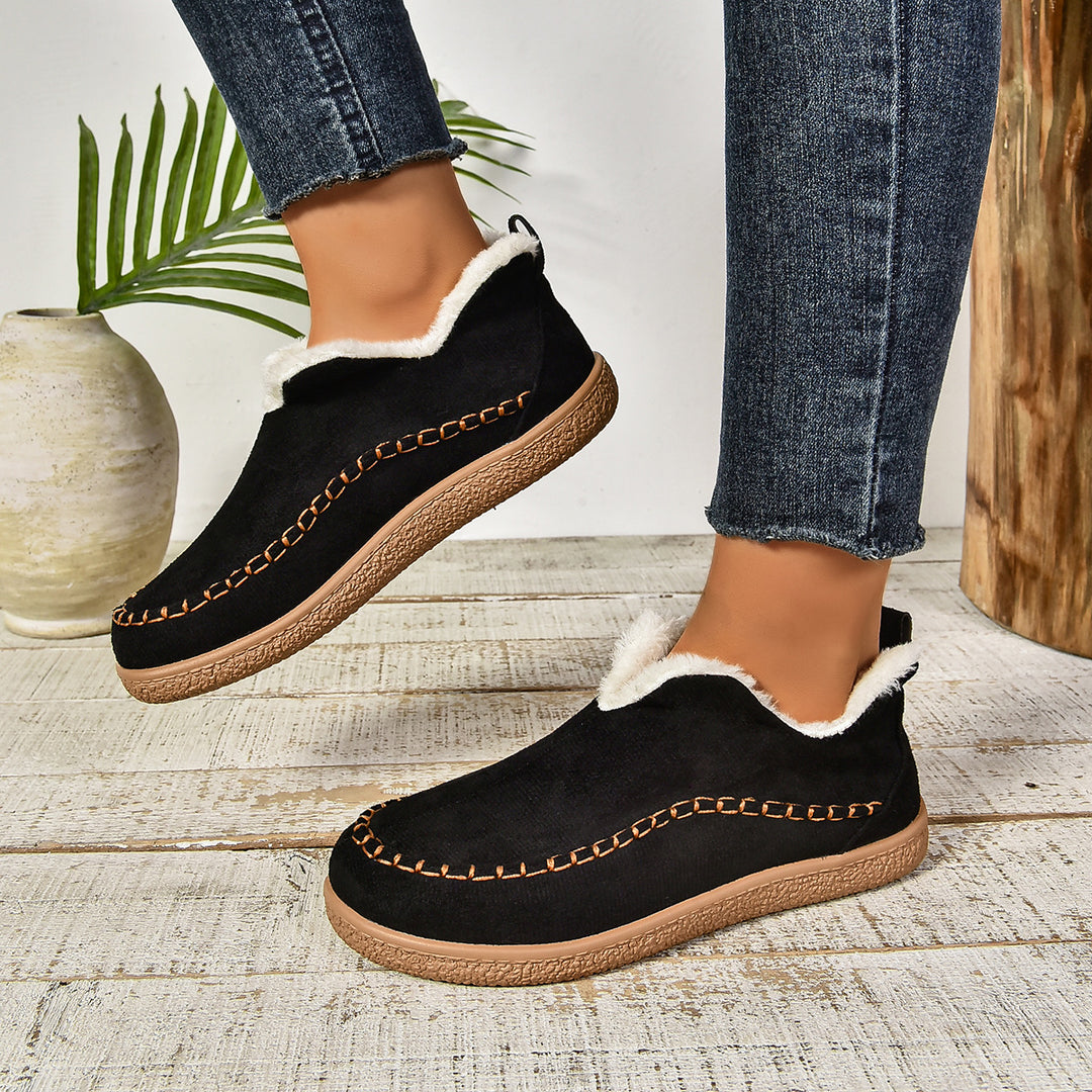 Damen Clog-Schuhe mit kuscheligem Innenfutter und rutschfester Sohle Drune