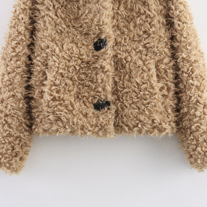 Damen Teddyfelljacke Drune