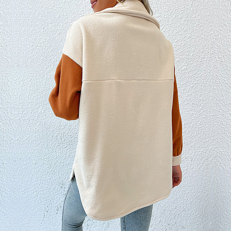 Damen Freizeitjacke mit praktischen Taschen und gemütlichem Stoff Drune