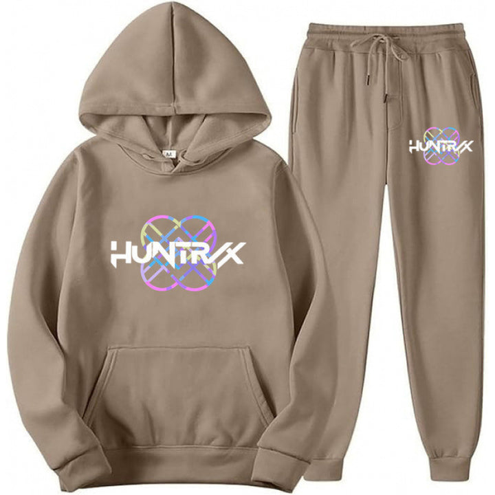 Damen Sweatanzug mit modernem Grafikdesign und lässiger Passform Drune