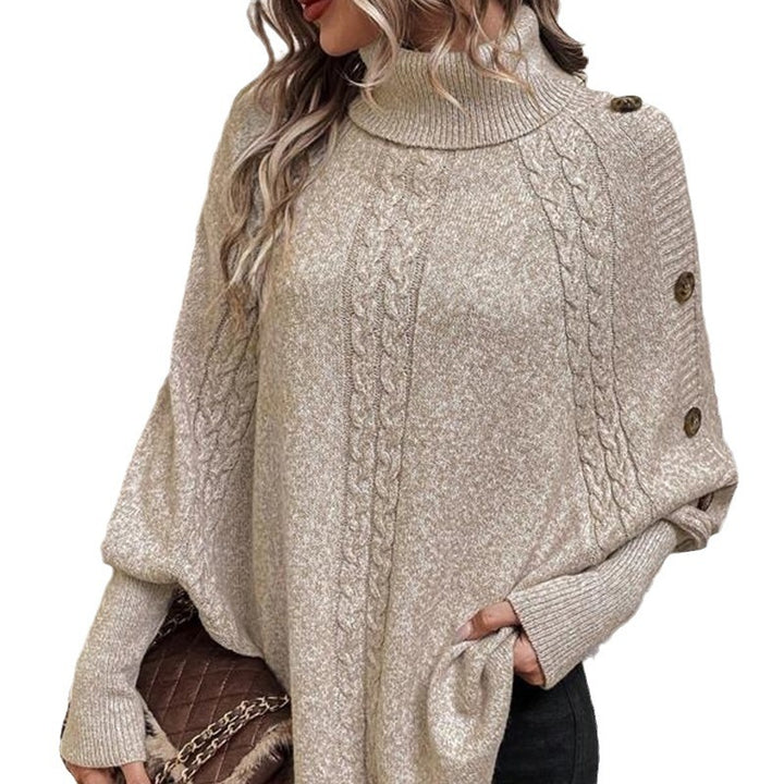 Damen Strickpullover mit eleganten Knopfdetails und lässigem Schnitt Drune
