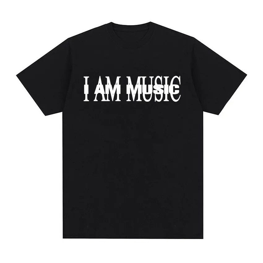 Damen T-Shirt mit modernem Typografie-Druck Drune