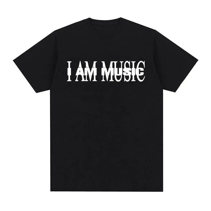 Damen T-Shirt mit modernem Typografie-Druck Drune