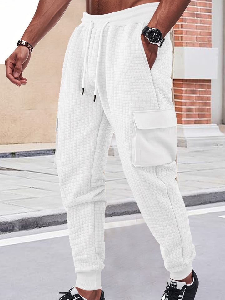 Herren Cargo-Jogginghose mit atmungsaktivem Material und praktischen Seitentaschen Drune