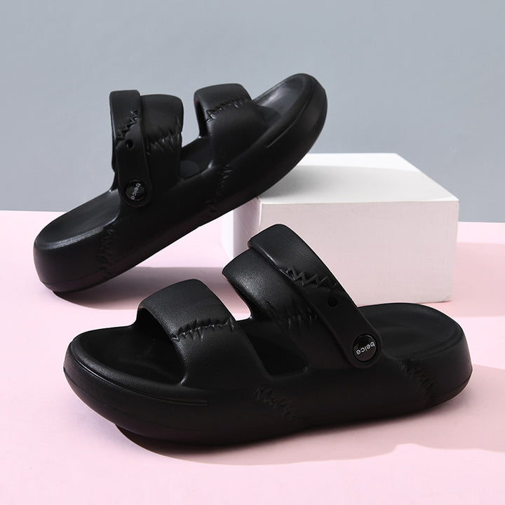 Femme verstellbare Riemchensandalen mit gepolsterten Riemen Drune