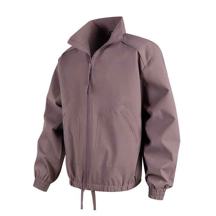 Herren lässige Übergangsjacke mit hohem Kragen und praktischen Taschen Drune