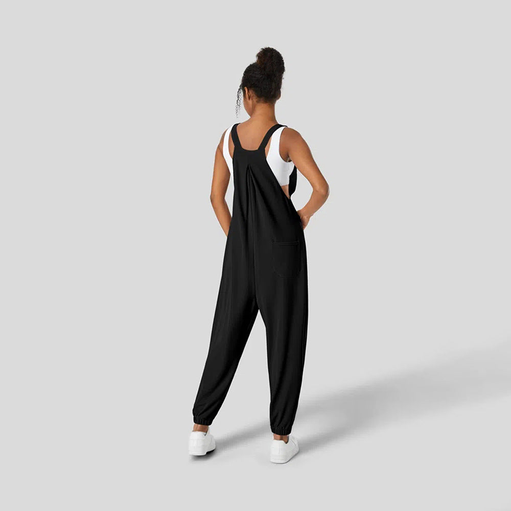 Damen Lässiger Jumpsuit mit schickem Schnitt und praktischen Taschen Drune