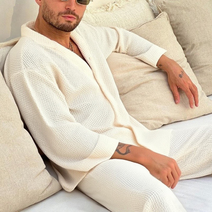 Herren modisches Lounge-Set aus atmungsaktivem Material Drune