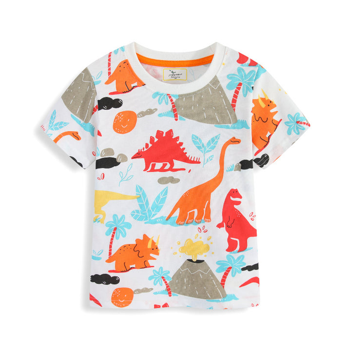 Jungen T-Shirt mit lebhaftem Dinosaurier-Motiv Drune