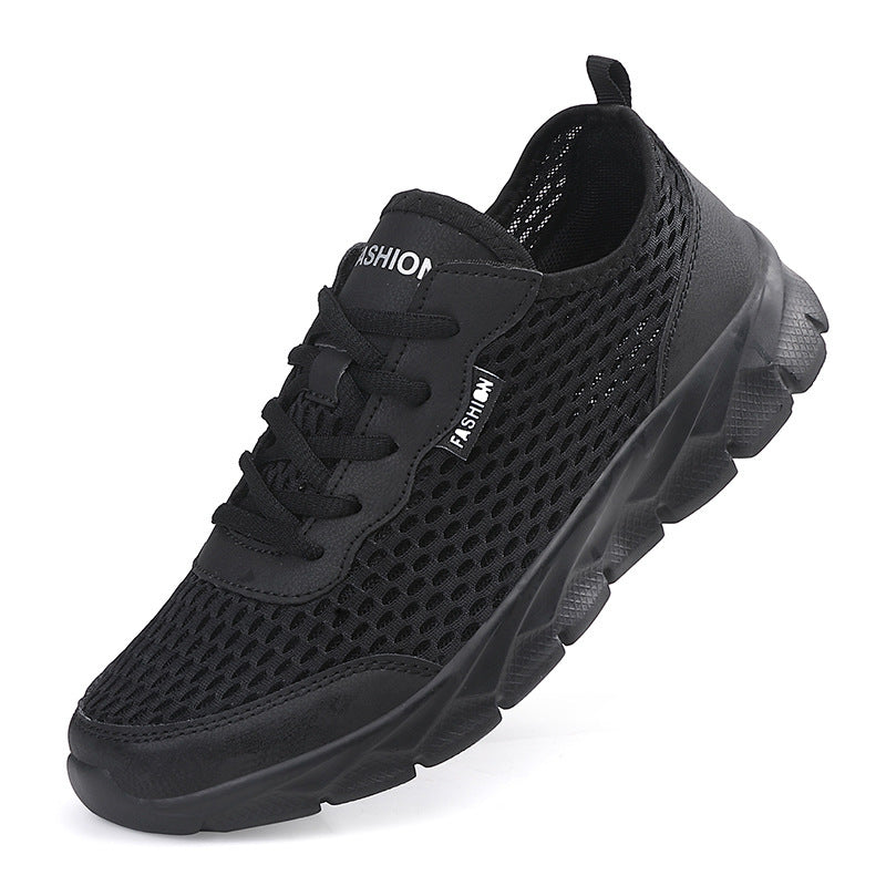 Herren nan leichter Netz-Sneaker mit elastischem Schlupfkragen und dämpfender Schaumsohle Drune