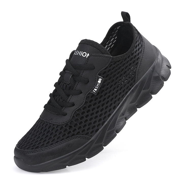Herren nan leichter Netz-Sneaker mit elastischem Schlupfkragen und dämpfender Schaumsohle Drune