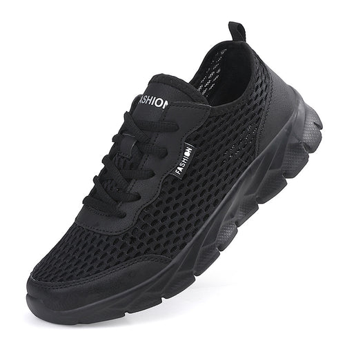 Herren nan leichter Netz-Sneaker mit elastischem Schlupfkragen und dämpfender Schaumsohle Drune