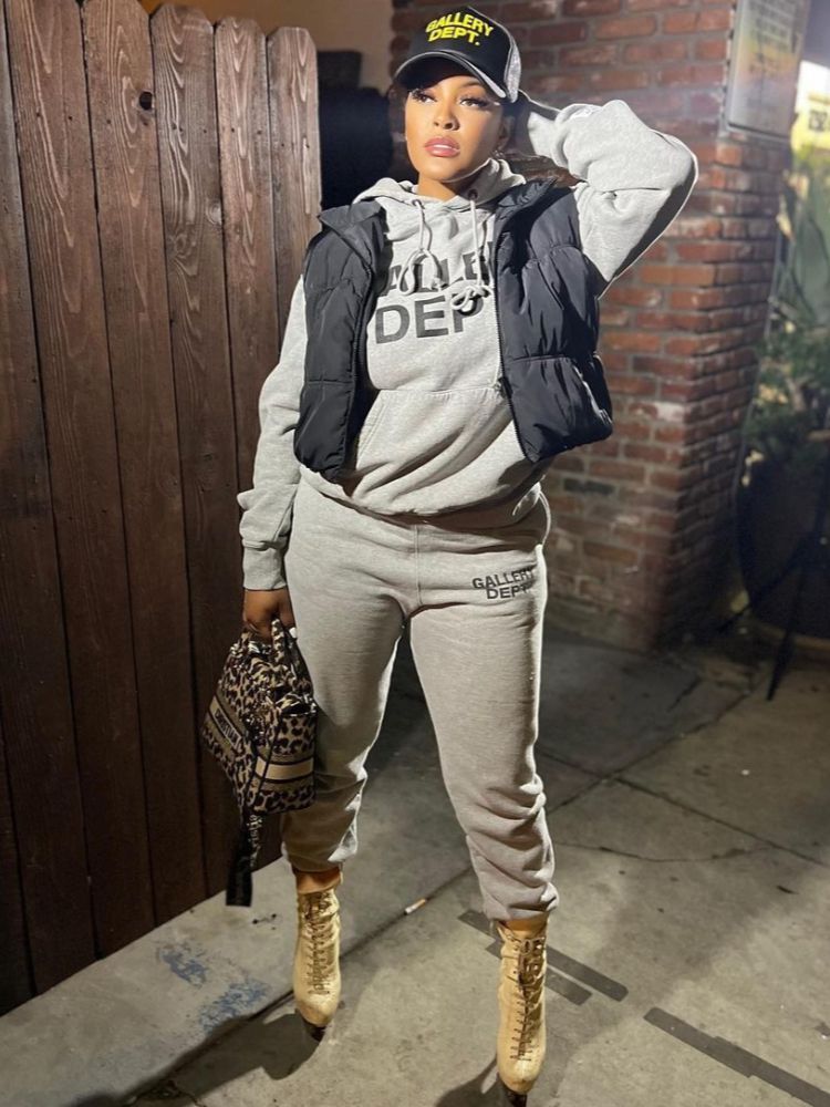 Damen Kombisportanzug mit Hoodie und Jogginghose Drune