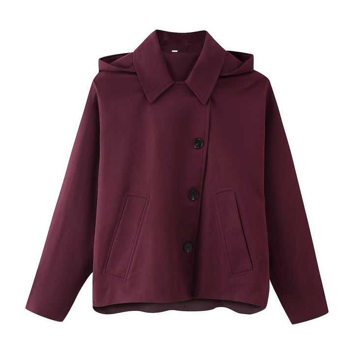 Damen Übergangsjacke mit hochschließendem Kragen und praktischen Taschen Drune