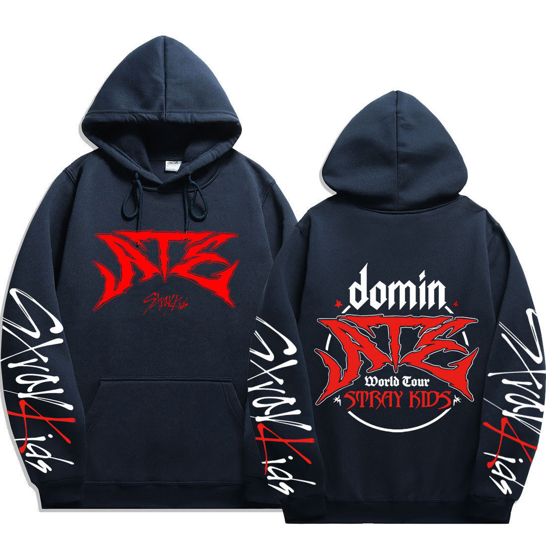 Damen Kapuzenpullover mit auffälligem grafischen Design Drune