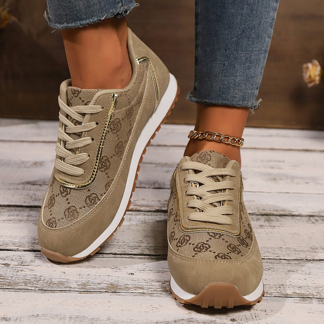 Drune | Bequeme Flache Schuhe mit Blumenduschen