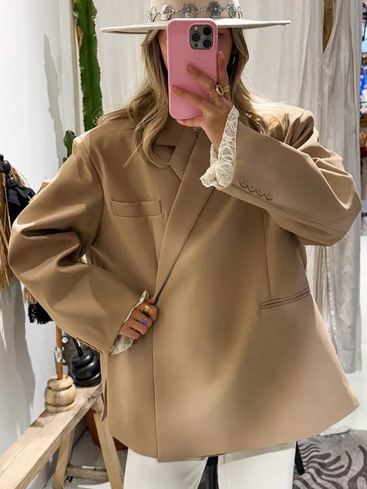 Damen Oversized Blazerjacke Drune 1759372910