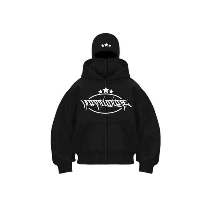 Damen Kapuzenjacke mit hohem Kragen und stylischem Reißverschluss Drune