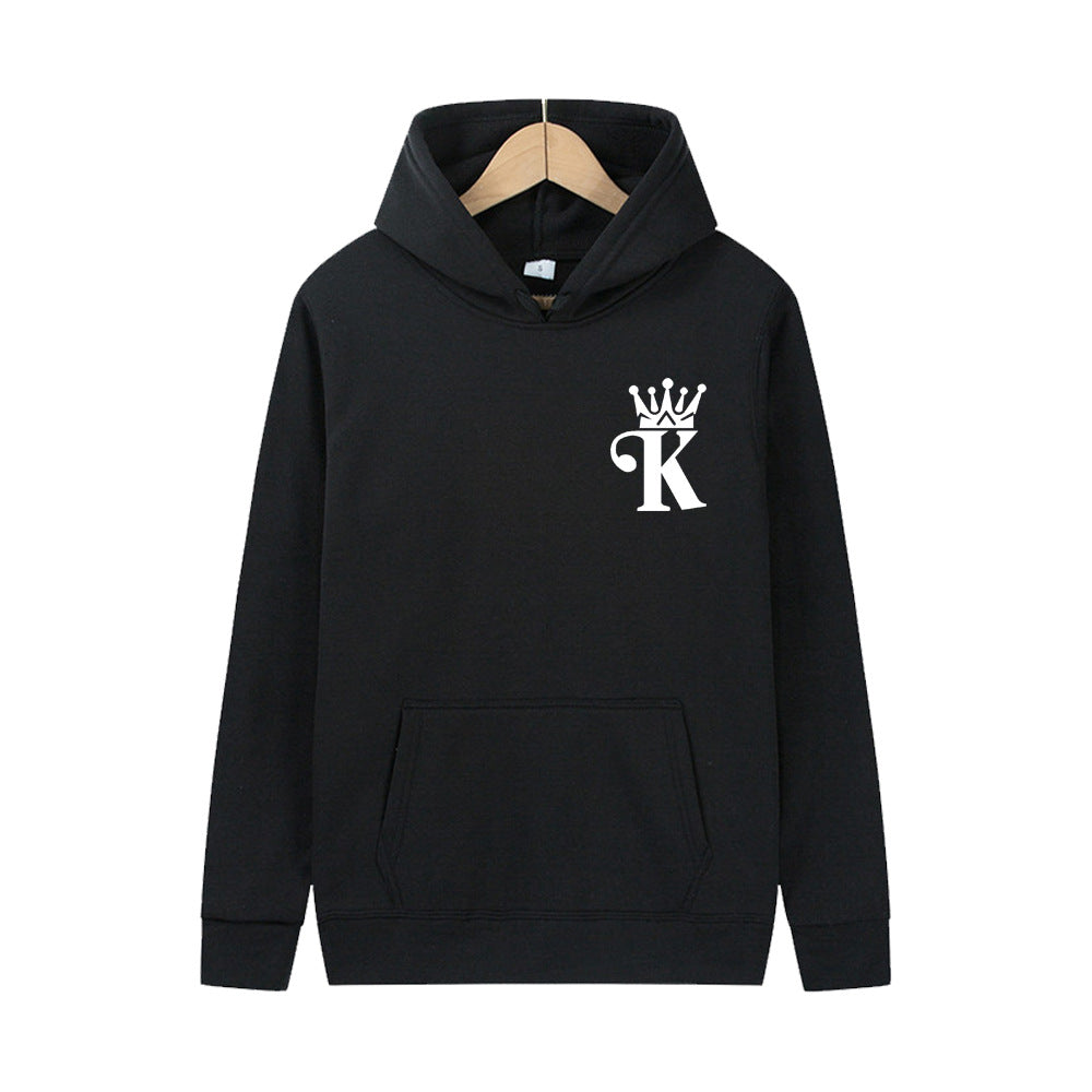 Damen Hoodie mit hochwertigem Kragen und klassischem Logo-Design Drune