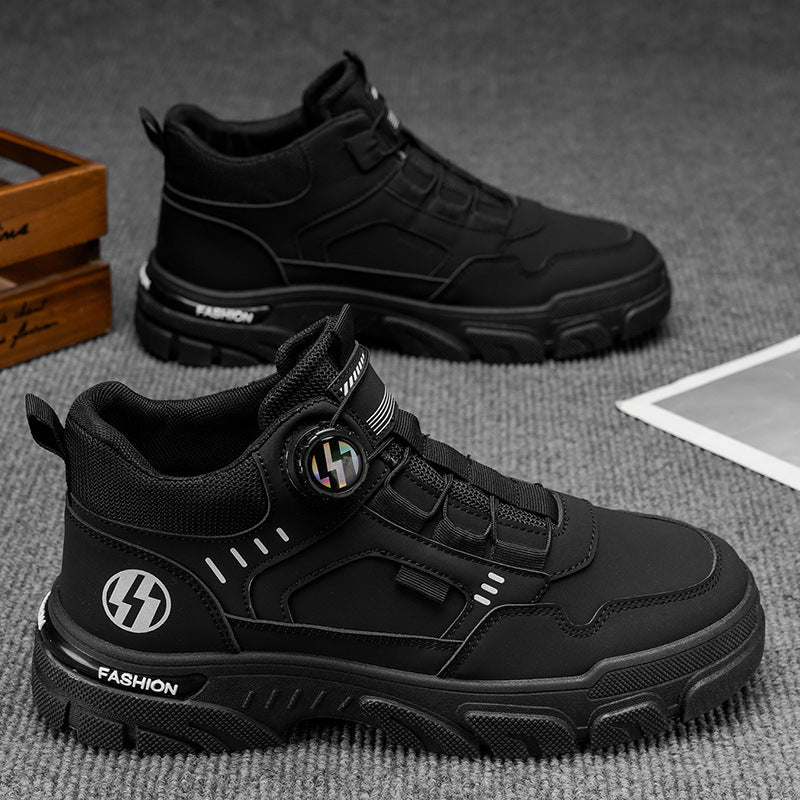Damen sportliche High-Top Sneakers mit dynamisch-innovativer Schnürtechnologie Drune