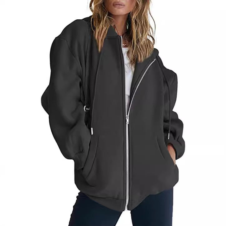 Damen Oversized Kapuzenjacke Drune
