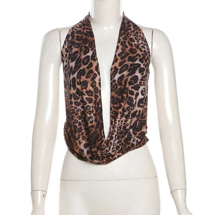 Damen Scarf mit modernem Leopardenmuster Drune