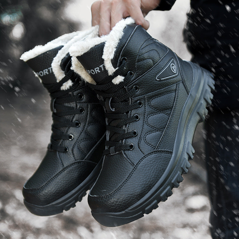 Damen gefütterte Winterstiefel mit rutschfester Sohle und isolierendem Innenfutter Drune