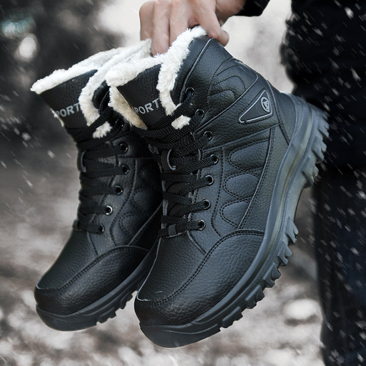 Damen gefütterte Winterstiefel mit rutschfester Sohle und isolierendem Innenfutter Drune