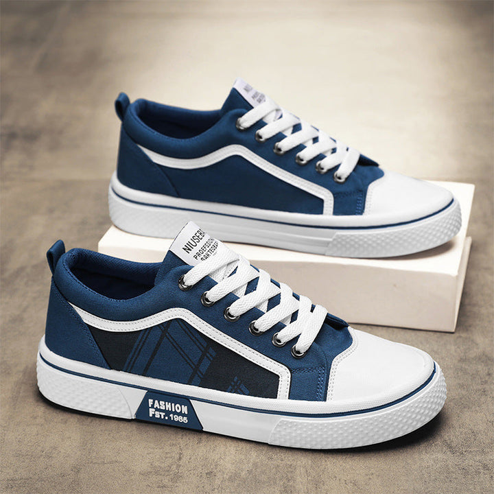 Damen Modische Low-Top Sneakers mit grafischen Akzenten Drune