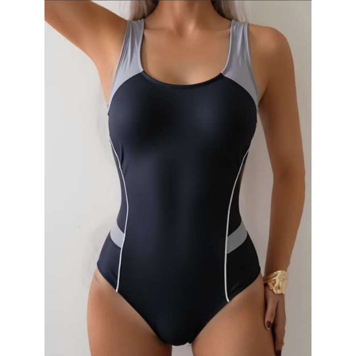 Damen Sportlicher Badeanzug mit Hoch elastischem Material Drune