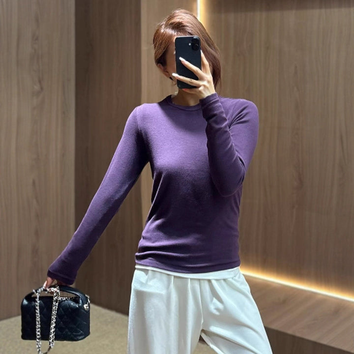 Damen lässiger Langarmshirt Drune
