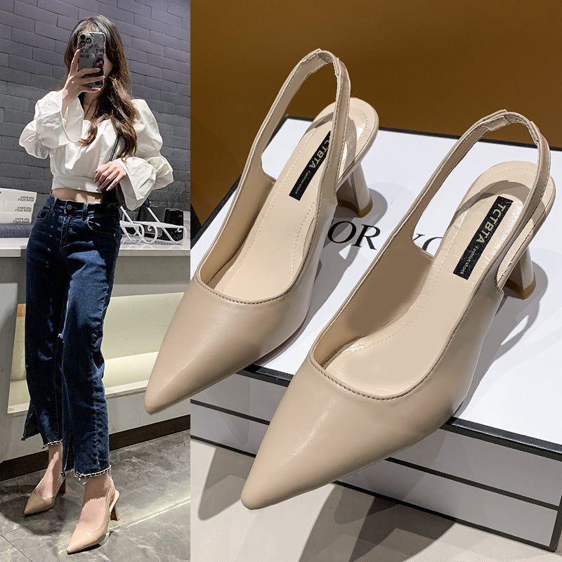 Damen Slingback Pumps mit stilvollem Plateau Drune