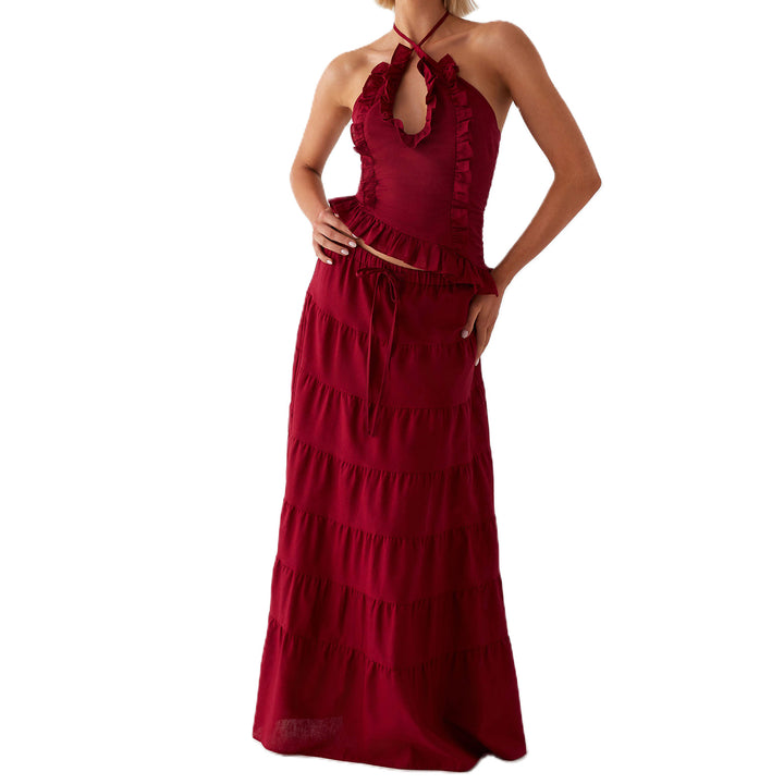 Damen Blusenkleid mit floralen Details Drune