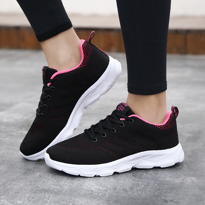 Unisex nan leichte atmungsaktive Strick-Sneaker mit dämpfender Zwischensohle Drune