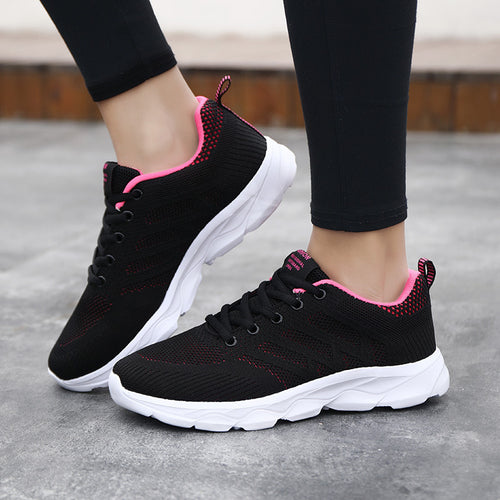 Unisex nan leichte atmungsaktive Strick-Sneaker mit dämpfender Zwischensohle Drune