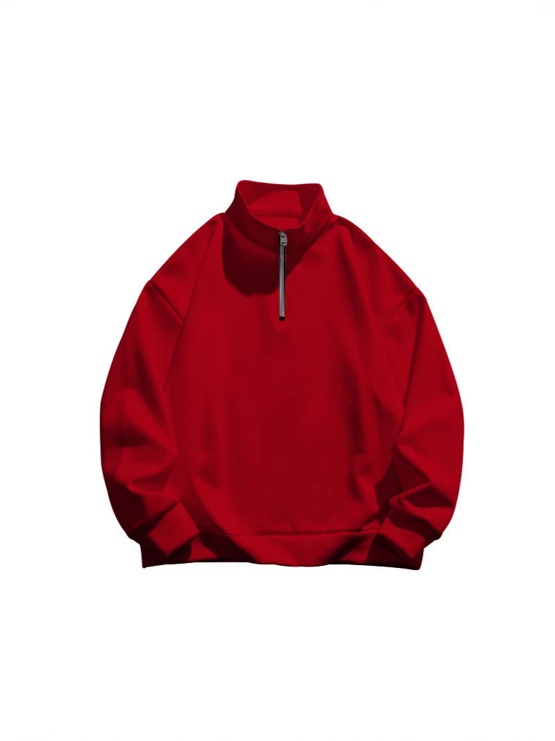 Damen Sweatshirt mit Stehkragen und Reißverschluss Drune
