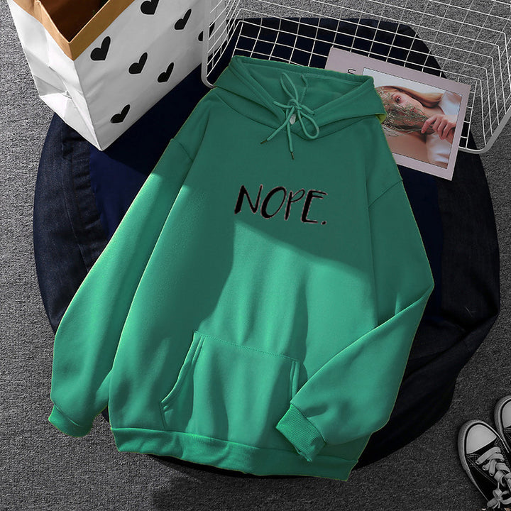 Damen Kapuzenpullover mit witzigem Schriftzug Drune