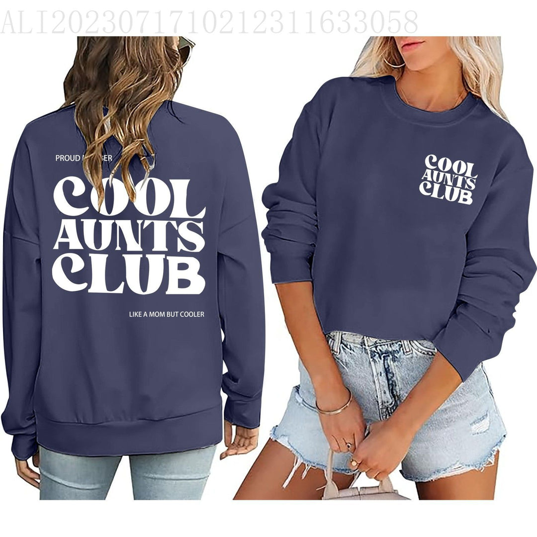 Damen Sweatshirt mit coolem Club-Motiv Drune