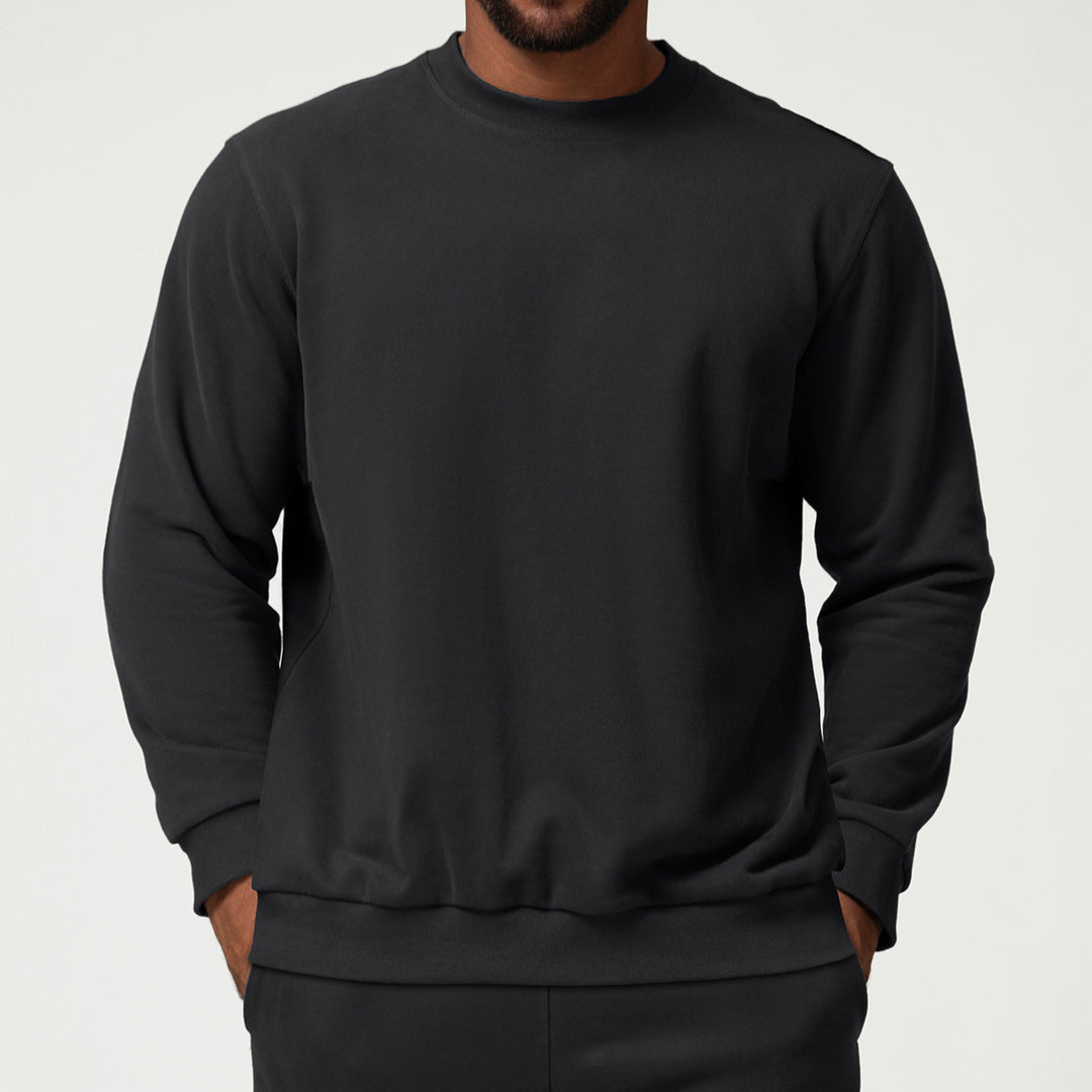 Herren Bequemer Sweatshirt mit Seitentaschen Drune